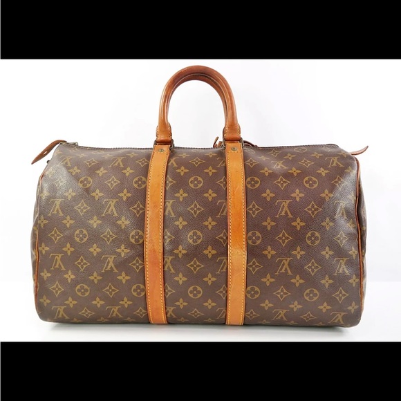 Authentic Vintage LOUIS VUITTON Keepall 45 Monogram Canvas Duffel Bag #59039 - Picture 3 of 13